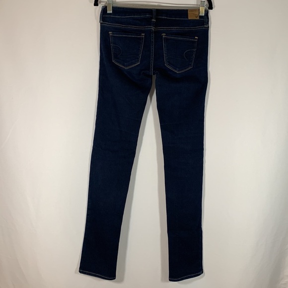 American Eagle Blue Denim Skinny Jeans - Picture 5 of 10